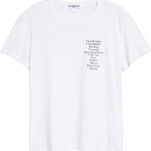 Sub_Urban Riot Wine List Crew Neck Loose Tee